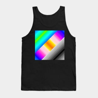 Rainbow pattern Tank Top